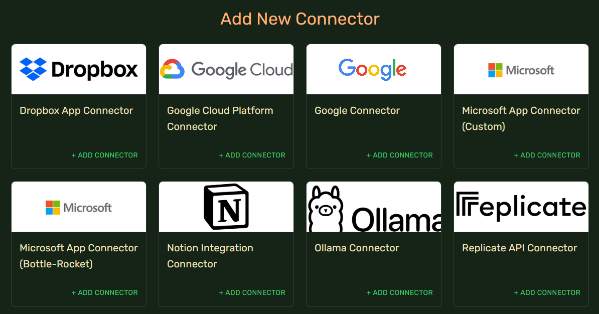 Add connector