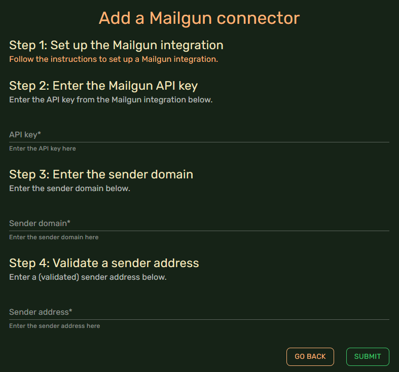 Add connector