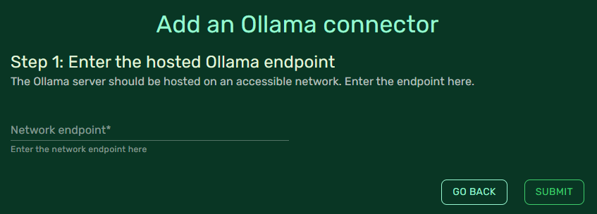Add Ollama connector