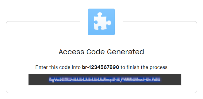 Dropbox access code