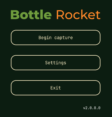 Begin capture
