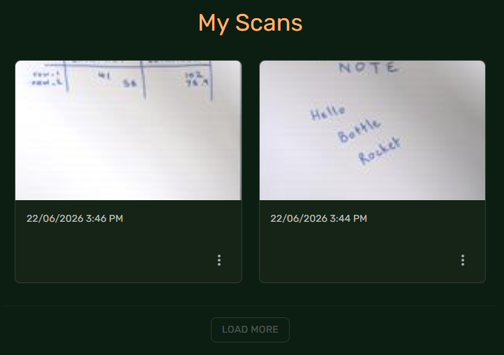 My Scans