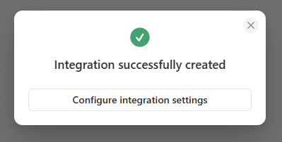 Integration success